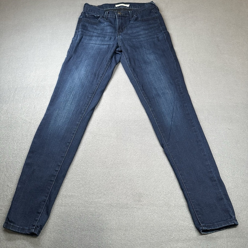 Levi's 710 Super Skinny Womens‎ Jeans Blue Size 25 Pockets Zipper Fly Stretch